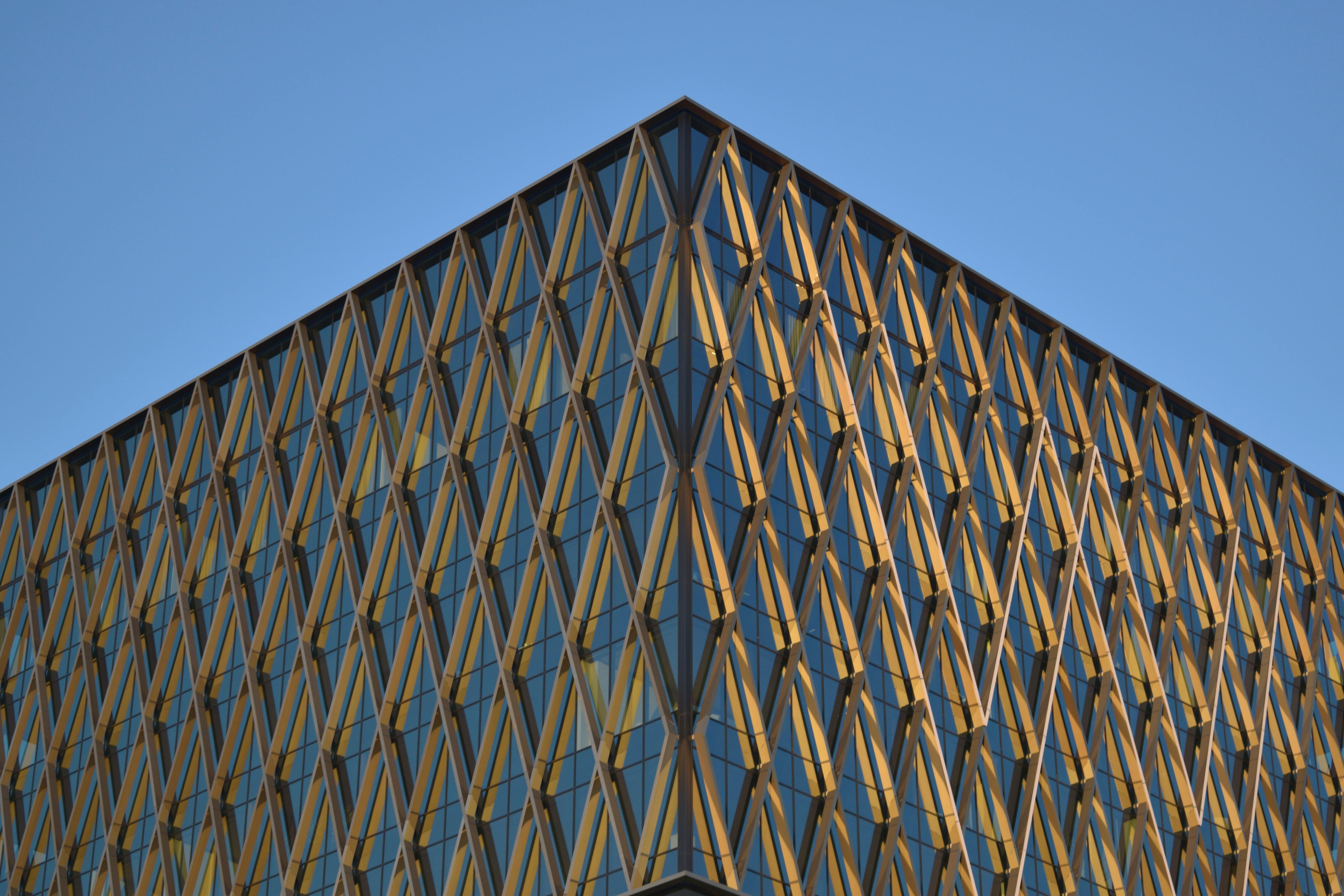 Office building exterior with modern architecture